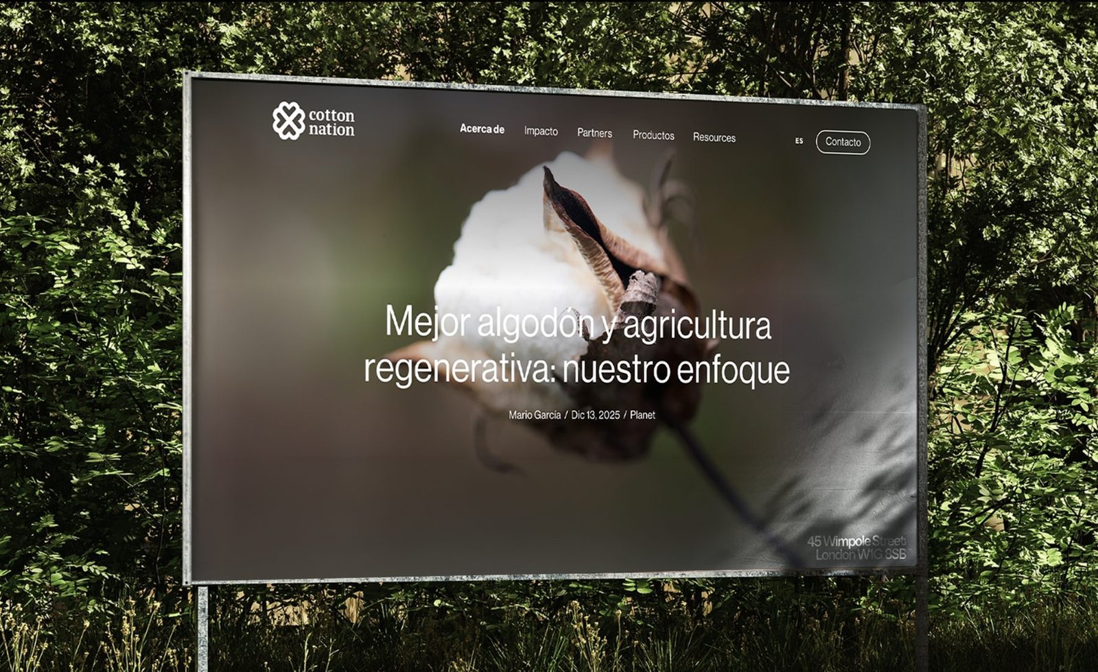 Cotton Nation &mdash; aplicaci&oacute;n en v&iacute;a p&uacute;blica